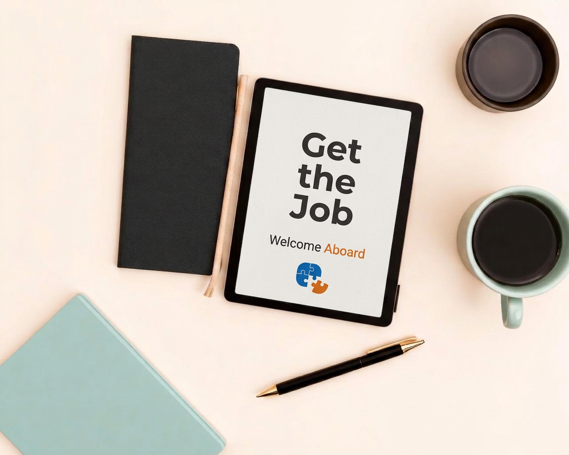 Vista del PDF Get The Job sobre escritorio